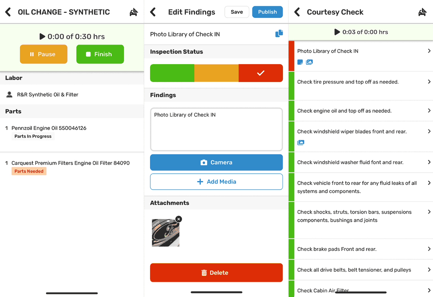 TechApp for ShopWare with inspection